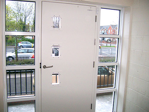 secure-communal-entry-door