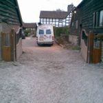 timber gates, side hinged