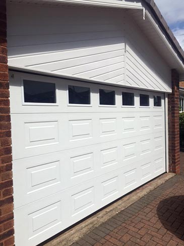 aluminium sectional garage door