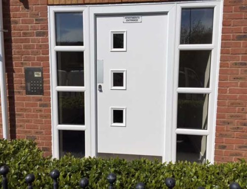 Secure Steel Communal Entry Doors