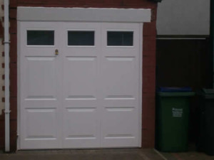 side hinged doors with glazing