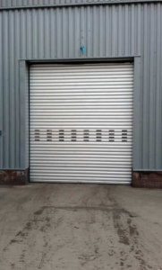 Industrial Direct Drive Roller Shutters BL95 front view