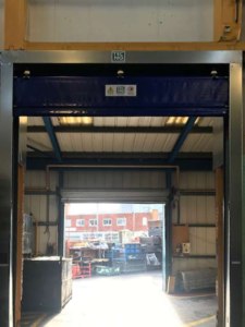 industrial fast fold doors robust frame