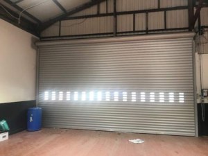 Industrial BL95 Insulated Roller Shutter Door Internal View