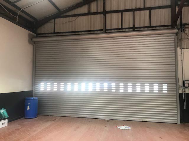 IndustrialBL95InsulatedRollerShutterDoor02 Industrial BL95 Insulated Roller Shutter Door Internal View