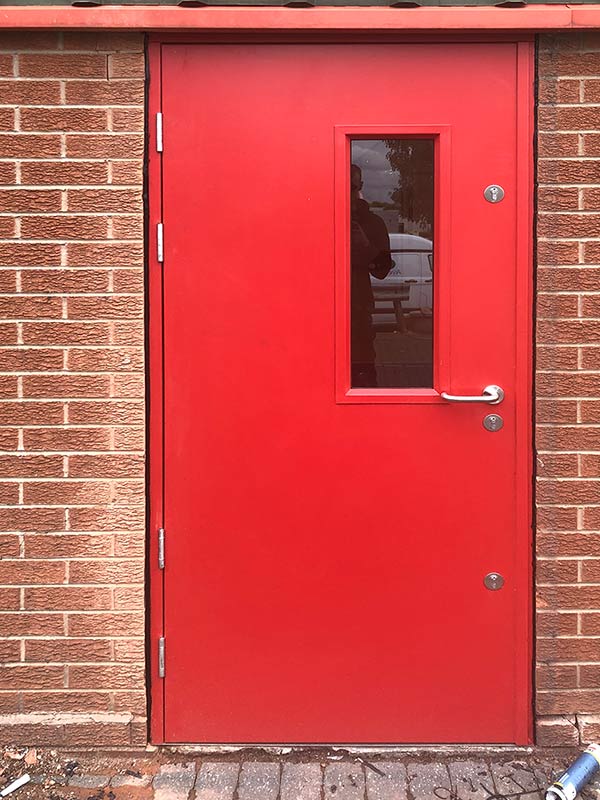 high-security safeguard defender steel-doors with glazing ext