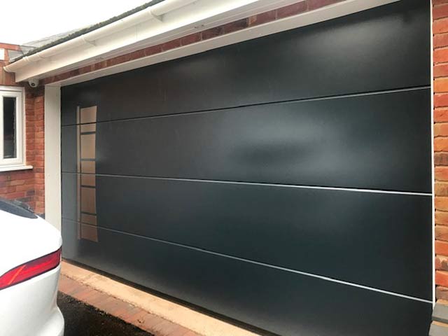 Sectional Garage Door Ryterna Design Range right view