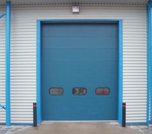 Ocean-Blue sectional door