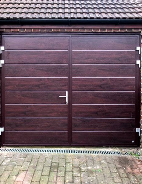 Ryterna Insulated Side Hinged Doors In Rosewood Finish