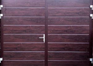 Ryterna Insulated Side Hinged Doors In Rosewood Finish
