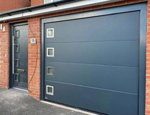 Insulated Sectional Garage Door & Matching Composite Front Door