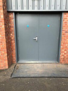 Rebound Sports Hall Doors Exterior