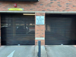 Automatic car-park entrance shutters