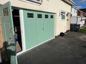 Side hung bi-folding doors