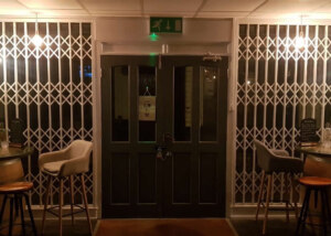 X Lattice gate internal door and window security grills